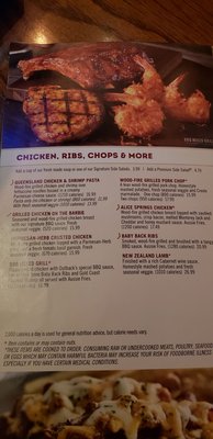 Menu photo 8 Outback Steakhouse San Diego, CA Menu photo 8 Outback Steakhouse San Diego, CA