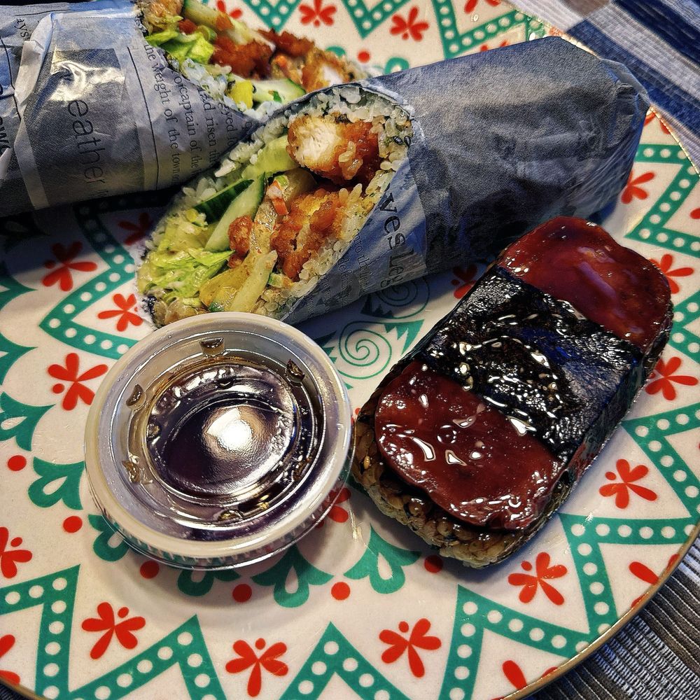 Issho Ni Poke Bar - Tari Karaage and spam roll. - Poke Near Me - Mentor, Ohio