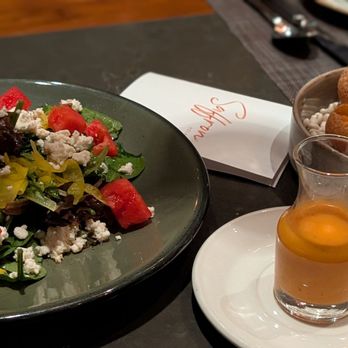 Saffron NOLA - Paneer ricotta tomato salad - Indian Near Me - New Orleans, Louisiana Saffron NOLA - Paneer ricotta tomato salad - Indian Near Me - New Orleans, Louisiana