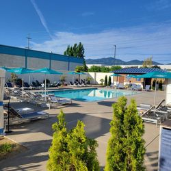 Pool and patio area
