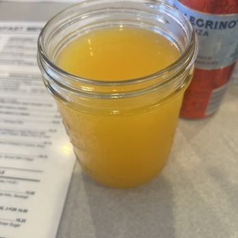Nancy's Cafe - Fresh squeezed orange juice. A bit pricey-- but so worth it. ($8) (ignore the can drink-- I brought that in with me to beat the heat) - Breakfast & Brunch Near Me - Auburn, California Nancy's Cafe - Fresh squeezed orange juice. A bit pricey-- but so worth it. ($8) (ignore the can drink-- I brought that in with me to beat the heat) - Breakfast & Brunch Near Me - Auburn, California
