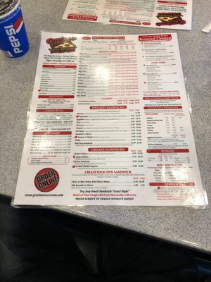 Menu photo 4 Graziano's Corona Corona, CA