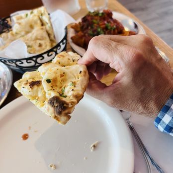 Jackson Diner - Garlic naan. - Indian Near Me - Jackson Heights, New York Jackson Diner - Garlic naan. - Indian Near Me - Jackson Heights, New York