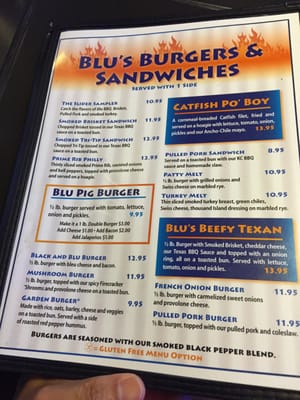 Menu photo 5 The Blu Pig Moab, UT