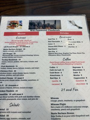 Menu photo 3 Chad's Santa Barbara, CA Menu photo 3 Chad's Santa Barbara, CA