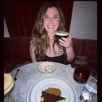 Bistro La Floraison - Espresso martini + basque cheesecake + birthday scoop! - Wine Bars Near Me - Clayton, Missouri
