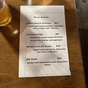 Log House Restaurant and Pub - Dinner specials - Breakfast & Brunch Near Me - North River, New York Log House Restaurant and Pub - Dinner specials - Breakfast & Brunch Near Me - North River, New York