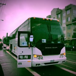 Tahoe Convoy - Boarding near Caltrain station