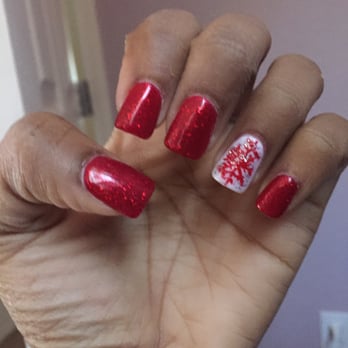 Candy Nails - My Christmas nails!! - Nail Salons Near Me - Las Vegas, Nevada