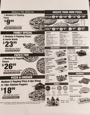 Menu photo 4 Papa Johns Pizza Stoufville, ON Menu photo 4 Papa Johns Pizza Stoufville, ON