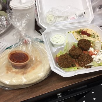 Olive Cafe - #16 minus one falafel I just could t wait - Middle Eastern Near Me - Kansas City, Missouri