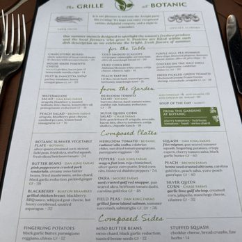 Botanic - Dinner menu - Southern Near Me - Opelika, Alabama