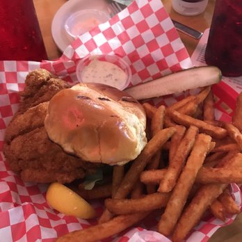 Shells Seafood - The fried grouper sandwich- it was wonderful. Even the pickle was delish! - Seafood Near Me - St. Pete Beach, Florida Shells Seafood - The fried grouper sandwich- it was wonderful. Even the pickle was delish! - Seafood Near Me - St. Pete Beach, Florida