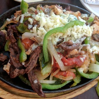Los Cabos Mexican Grill - Las Cabos fajitas (chicken, steak and shrimp) - Mexican Near Me - Fort Wayne, Indiana