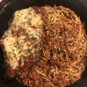 Chianti's Pizza & Pasta - Chicken Parmesan Ange Hair with Bolognese - Italian Near Me - Longwood, Florida
