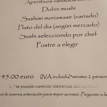Txatei - Menú degustación, no lo pedí. - Japanese Near Me - Madrid, M