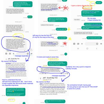 Beach City Tint - Blathering texts with Jeff - PART 2. He's a liar and a thief. RUN AWAY!! - Vehicle Wraps Near Me - Hermosa Beach, California Beach City Tint - Blathering texts with Jeff - PART 2. He's a liar and a thief. RUN AWAY!! - Vehicle Wraps Near Me - Hermosa Beach, California