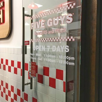 Five Guys - Until late open - Burgers Near Me - Dublin, D
