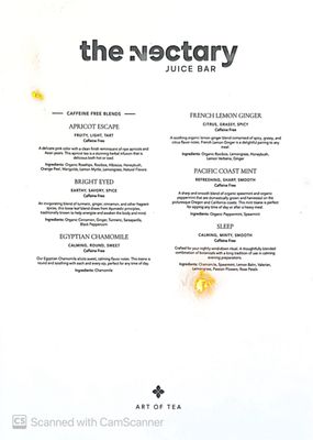 Menu photo 1 The Nectary Sebastopol, CA Menu photo 1 The Nectary Sebastopol, CA