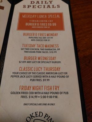 Menu photo 4 Crooked Pint Ale House Apple Valley, MN Menu photo 4 Crooked Pint Ale House Apple Valley, MN