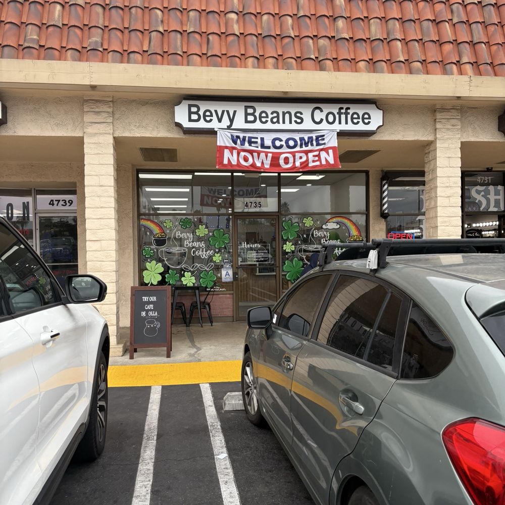 Bevy Beans Coffee - View from the outside - Coffee & Tea Near Me - Chino, California