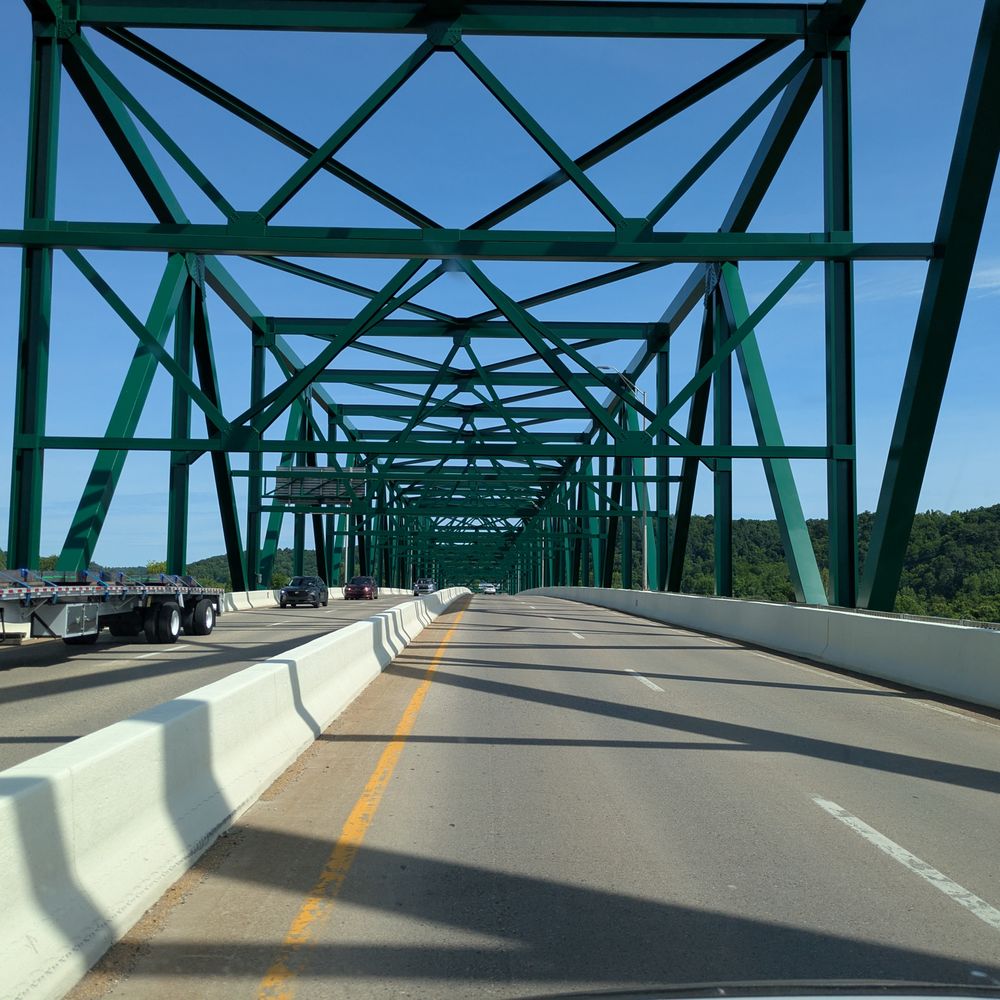Robert C. Byrd Bridge - Robert C. Byrd Bridge, from West Virginia into Ohio - Landmarks & Historical Buildings Near Me - Huntington, West Virginia