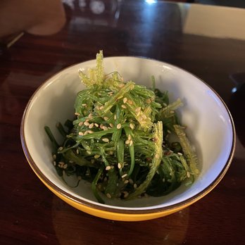 Happy Salmon - Seaweed salad - Japanese Near Me - Safety Harbor, Florida