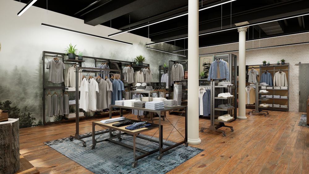 Grand + Benedicts Store Fixtures Logo