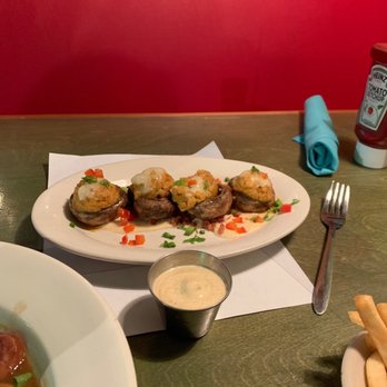 Bon Temps Grill - Stuffed mushrooms - Cajun/Creole Near Me - Lafayette, Louisiana Bon Temps Grill - Stuffed mushrooms - Cajun/Creole Near Me - Lafayette, Louisiana