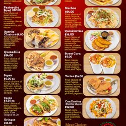 El Pastorcito Food Truck - Menú