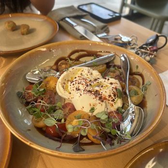 The Outpost - Burrata Plate - Pizza Near Me - Riverside, California The Outpost - Burrata Plate - Pizza Near Me - Riverside, California