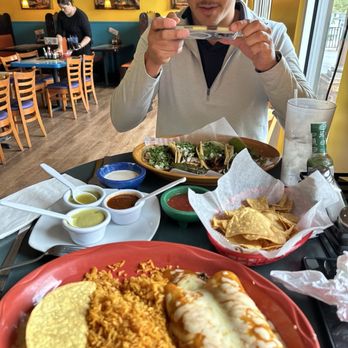Pueblo Chico Mexican Grill - Tacos: carne asada, al pastore, chorizo, and chicken. Also lunch special #1 with various salsas. - New Mexican Cuisine Near Me - Roanoke, Virginia Pueblo Chico Mexican Grill - Tacos: carne asada, al pastore, chorizo, and chicken. Also lunch special #1 with various salsas. - New Mexican Cuisine Near Me - Roanoke, Virginia