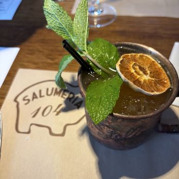 Salumeria 104 - Atlantic Beach - Blood orange mule - Italian Near Me - Atlantic Beach, Florida