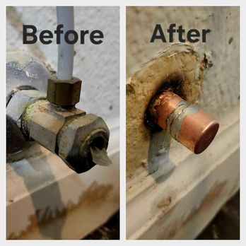 Lux plumbing - Before and after image - Plumbing Near Me Lux plumbing - Before and after image - Plumbing Near Me