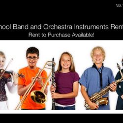 Band and Orchestra Instrument Rentals. Ask for Rent To Purchase Program. It's the perfect option for students who are just starting out.