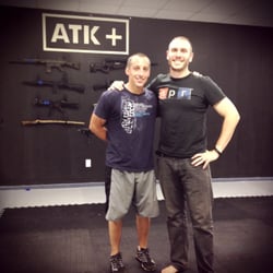 Triangle Krav Maga - Krav Maga Worldwide Chief Instructor Michael Margolin with one of TKM's instructors, Molotov Mitchell.