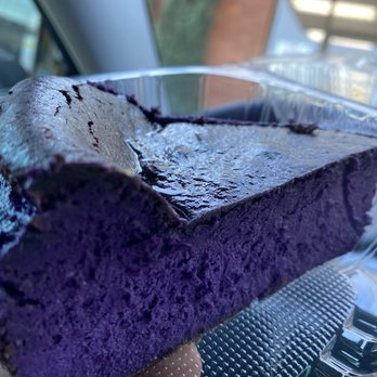 Guiltea Cravings - Ube basque. Heese Ube Basque Burnt Cheesecake - Coffee & Tea Near Me - San Diego, California