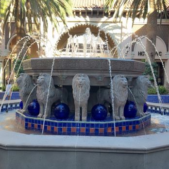 Irvine Spectrum Center - Lion fountain - Shopping Centers Near Me - Irvine, California