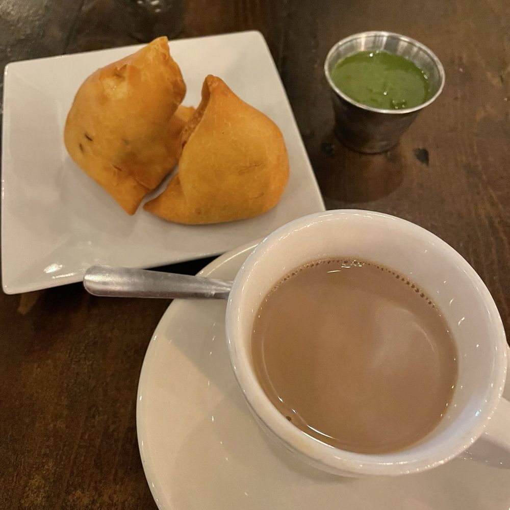 India Palace - #2. Vegetable Samosa (2 Pcs)Masala Tea - Indian Near Me - Alameda, California