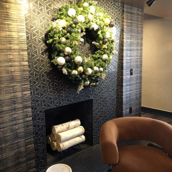 Salt & Vine - Fireplace in the upstairs bar - Wine Bars Near Me - Olney, Maryland