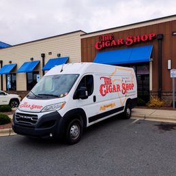 Exterior outside entrance of The Cigar Shop - The Cigar Shop Van out front of Business - Indian Trail, North Carolina Exterior outside entrance of The Cigar Shop - The Cigar Shop Van out front of Business - Indian Trail, North Carolina