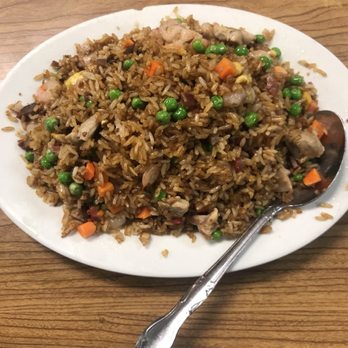 Kim's Restaurant - House Special Fried Rice - tiny shrimp, chicken, tiny bits of BBQ Pork - Cantonese Near Me - Los Angeles, California Kim's Restaurant - House Special Fried Rice - tiny shrimp, chicken, tiny bits of BBQ Pork - Cantonese Near Me - Los Angeles, California