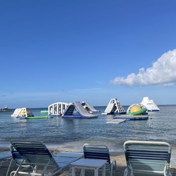 Paradise Beach - Inflatables in the water - Mexican Near Me - Cozumel, ROO
