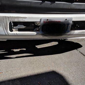 Motorplex - Auburn - Dent and scraping on front bumper that when unacknowledged - Auto Repair Near Me - Auburn, Washington