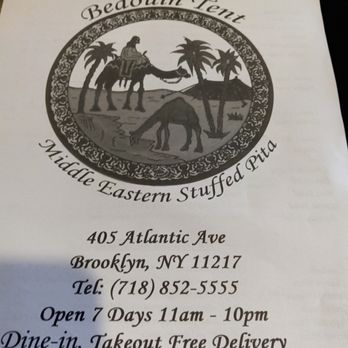 Bedouin Tent - Menu - Middle Eastern Near Me - Brooklyn, New York