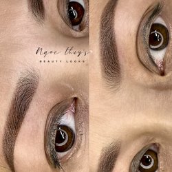 Ngoc Thuy's Beauty Looks - Ombre Powder brows done by Nicole