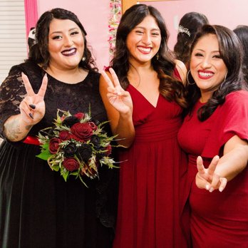 Be Glamorous By Brenda - Better picture of my sisters makeup (far right) - Hair Stylists Near Me - Los Angeles, California