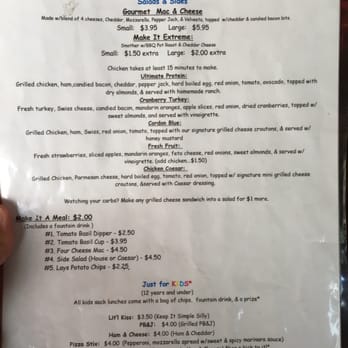 Cravings Bistro - Menu part 2 (May 2016) - Salad Near Me - Pleasant Grove, Utah