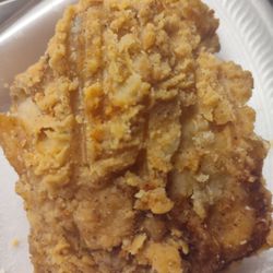 KFC - Dried up chicken breast with rack marks stuck deep into them.