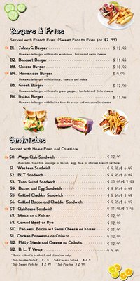 Menu photo 4 Johnny G's Restaurant Toronto, ON Menu photo 4 Johnny G's Restaurant Toronto, ON